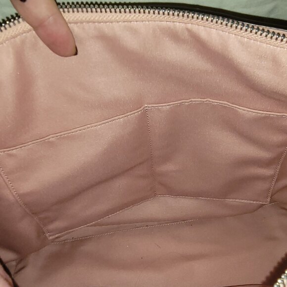 Coach Pink Pebbled Leather Bay Tote - Picture 9 of 13